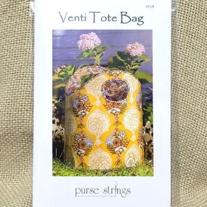 Purse Strings #118 Venti Tote Bag Pattern